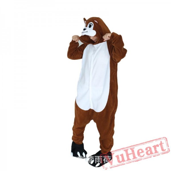 Adult Chipmunk Kigurumi Onesie Pajamas / Costumes for Women & Men