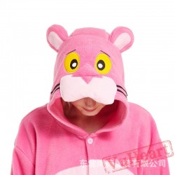 Adult Pink Wolf Kigurumi Onesie Pajamas / Costumes for Women & Men