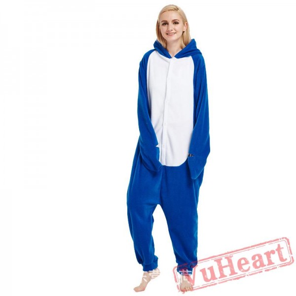 Adult Blue Penguin Onesie Pajamas / Costumes for Women & Men