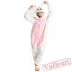 Adult White Rabbit Onesie Pajamas / Costumes for Women & Men