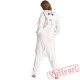 Adult White Rabbit Onesie Pajamas / Costumes for Women & Men