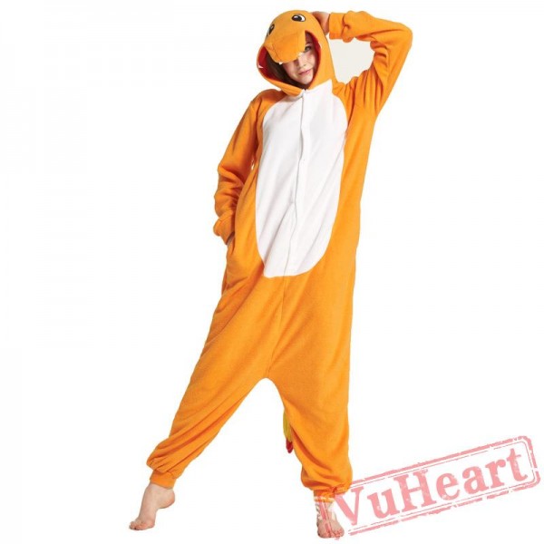 Adult Fire Dragon Onesie Pajamas / Costumes for Women & Men