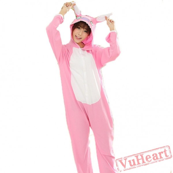 Pink Stitch Couple Onesies / Pajamas / Costumes