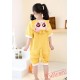Cartoon Yellow Monkey Summer Kigurumi Onesies Pajamas Costumes for Boys & Girls