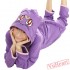 Spring & Autumn Purple Kigurumi Onesies Pajamas for Women & Men