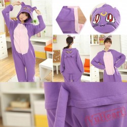 Spring & Autumn Purple Kigurumi Onesies Pajamas for Women & Men