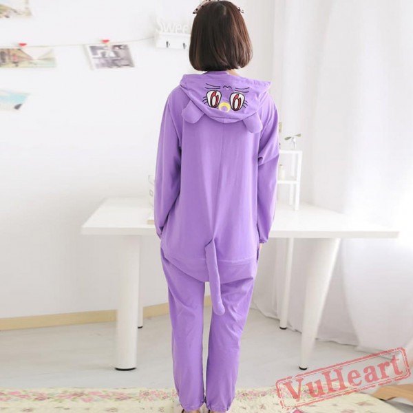 Spring & Autumn Purple Kigurumi Onesies Pajamas for Women & Men