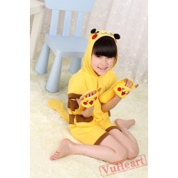 Pikachu Kigurumi Onesies Pajamas Costumes for Boys & Girls