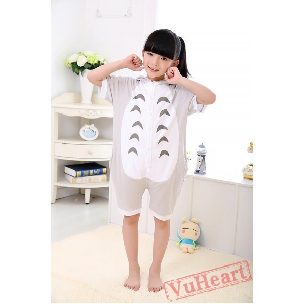 Anime Totoro Sumer Kigurumi Onesies Pajamas Costumes for Boys & Girls