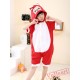 Cartoon Red Fox Summer Kigurumi Onesies Pajamas Costumes for Boys & Girls