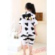 Cartoon Cow Summer Kigurumi Onesies Pajamas Costumes for Boys & Girls