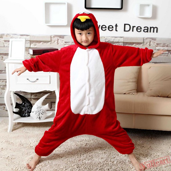 Angry Birds Kigurumi Onesies Pajamas Costumes for Boys & Girls Winter