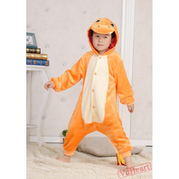 Charm&er Pocket Monsters Kigurumi Onesies Pajamas Costumes for Boys & Girls