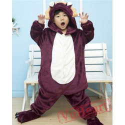 Purple Lion Kigurumi Onesies Pajamas Costumes for Boys & Girls