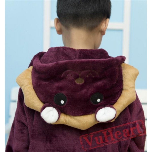 Purple Lion Kigurumi Onesies Pajamas Costumes for Boys & Girls