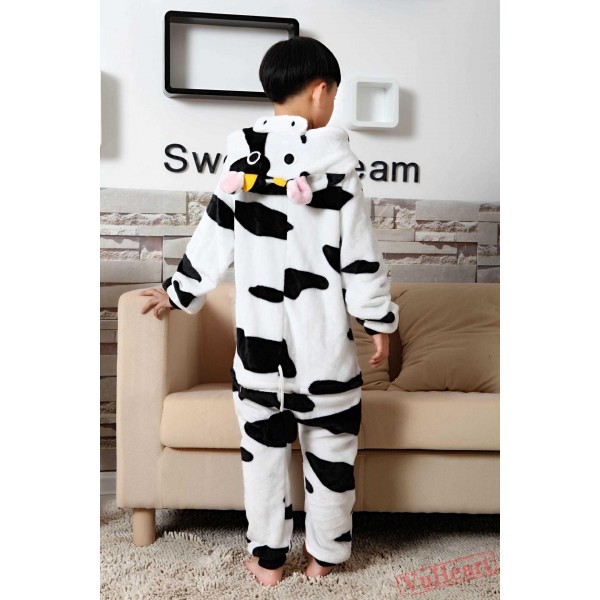Cow Kigurumi Onesies Pajamas Costumes for Boys & Girls