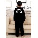 Black Pig Kigurumi Onesies Pajamas Costumes for Boys & Girls Halloween