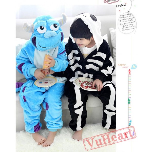 Sully Monster Kigurumi Onesies Pajamas Costumes for Boys & Girls