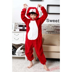 Red Fox Kigurumi Onesies Pajamas Costumes for Boys & Girls Winter