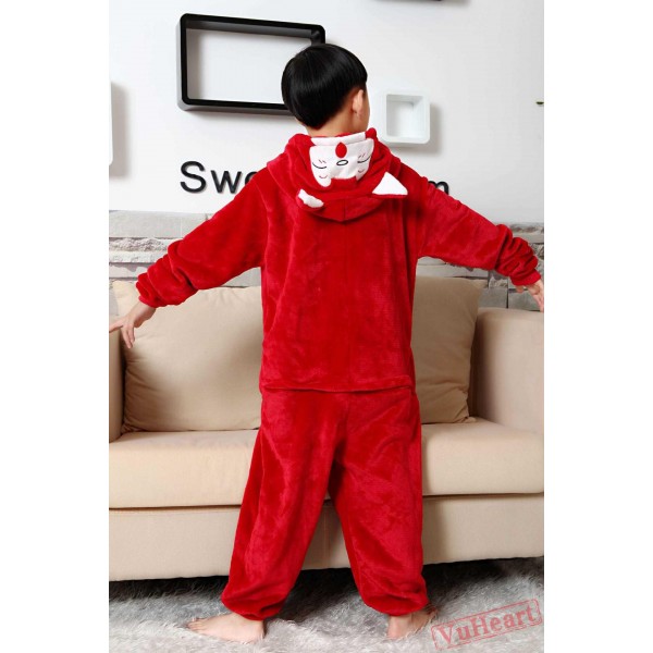 Red Fox Kigurumi Onesies Pajamas Costumes for Boys & Girls Winter