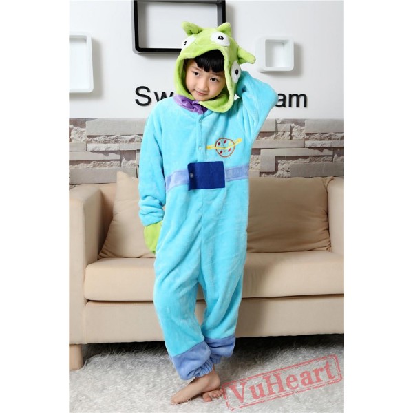 Squeeze Toy Aliens Kigurumi Onesies Pajamas Costumes for Boys & Girls