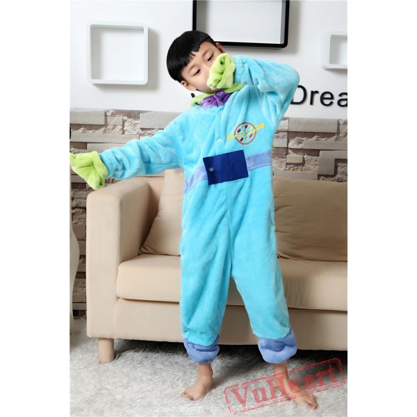 Squeeze Toy Aliens Kigurumi Onesies Pajamas Costumes for Boys & Girls