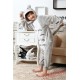 Grey Totoro Kigurumi Onesies Pajamas Costumes for Boys & Girls Winter Pajamas