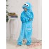 Sesame Street Cookie Blue Monster Kigurumi Onesies Pajamas Costumes for Boys & Girls