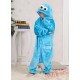 Sesame Street Cookie Blue Monster Kigurumi Onesies Pajamas Costumes for Boys & Girls