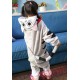 Grey Chi's Cat Kigurumi Onesies Pajamas Costumes for Boys & Girls Winter