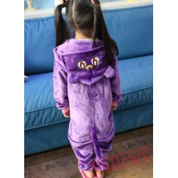 Sailor Moon Purple Cat Kid Luna Kigurumi Onesies Pajamas Costumes for Boys & Girls