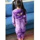 Sailor Moon Purple Cat Kid Luna Kigurumi Onesies Pajamas Costumes for Boys & Girls