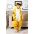 Yellow Tiger Kigurumi Onesies Pajamas Costumes for Boys & Girls Winter
