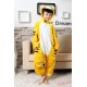 Yellow Tiger Kigurumi Onesies Pajamas Costumes for Boys & Girls Winter