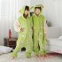 Green Caterpillar Worm Tangbao Kigurumi Onesies Pajamas Costumes for Boys & Girls