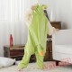 Green Caterpillar Worm Tangbao Kigurumi Onesies Pajamas Costumes for Boys & Girls