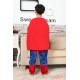 Super Hero Superman Kigurumi Onesies Pajamas Costumes for Boys & Girls Halloween