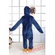 Blue Shark Kigurumi Onesies Pajamas Costumes for Boys & Girls Winter