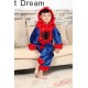 Super Hero Spiderman Kigurumi Onesies Pajamas Costumes for Boys & Girls Winter