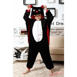 Bat Kigurumi Onesies Pajamas Costumes for Boys & Girls Winter