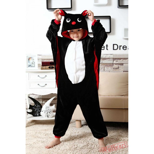 Bat Kigurumi Onesies Pajamas Costumes for Boys & Girls Winter