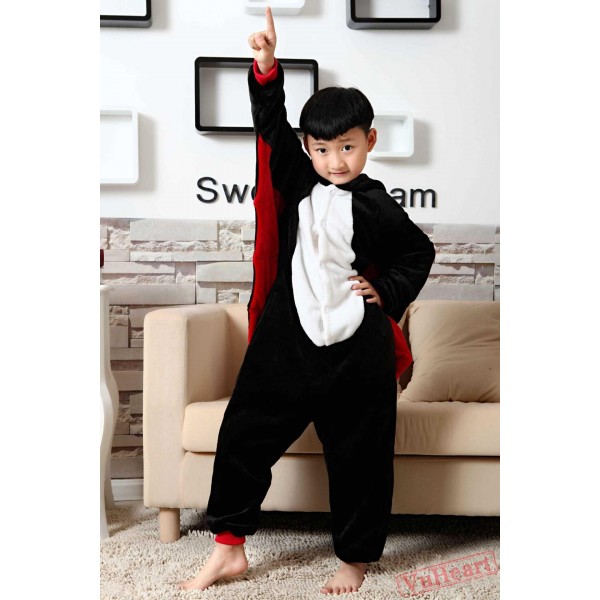 Bat Kigurumi Onesies Pajamas Costumes for Boys & Girls Winter