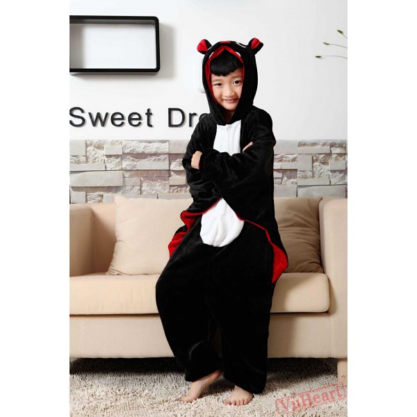 Bat Kigurumi Onesies Pajamas Costumes for Boys & Girls Winter