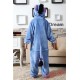 Blue Eeyore Donkey Kigurumi Onesies Pajamas Costumes for Boys & Girls Winter