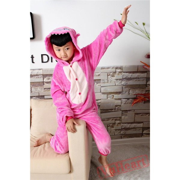 Pink Stitch Kigurumi Onesies Pajamas Costumes for Boys & Girls