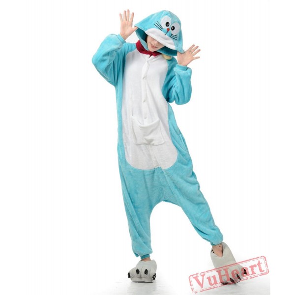 Doraemon Kigurumi Onesies Pajamas Costumes for Women & Men