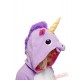 Purple Unicorn Kigurumi Onesies Pajamas Costumes for Women & Men