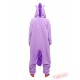 Purple Unicorn Kigurumi Onesies Pajamas Costumes for Women & Men