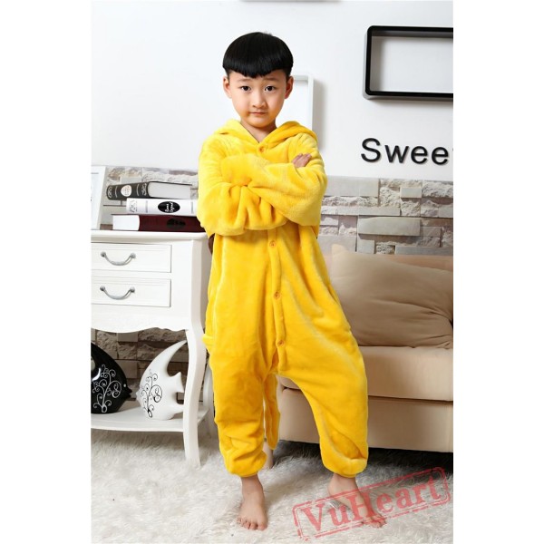 Pikachu Warm Kigurumi Onesies Pajamas Costumes for Boys & Girls