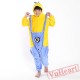 Minions Winter Kigurumi Onesies Pajamas Costumes for Boys & Girls